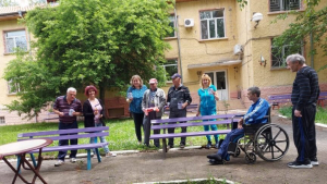 Доброволческа инициатива на КНСБ - Разград в Дома за пълнолетни лица с деменция