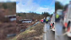 10 души са в болница след катастрофа между ТИР и автобус на пътя Русе - Бяла