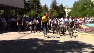 Стотици се включиха във велообиколката на обектите, обновени с европейски средства в Разград