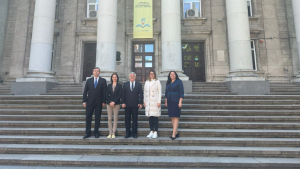 Посланикът на Словения гостува на Русенски университет