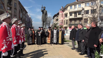 ВИДЕО: Русе отбеляза 152 години от героичната саможертва на Ангел Кънчев