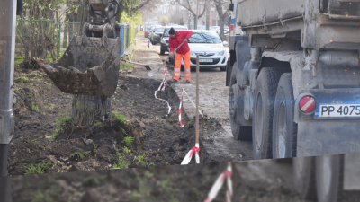 ВИДЕО: Започва ремонт на тротоар до ОУ "Никола Икономов" в Разград