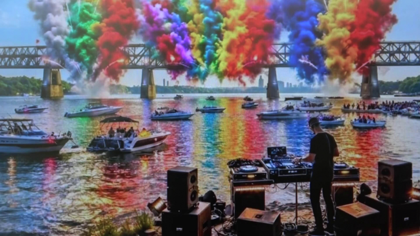 ВИДЕО: Русе и Гюргево правят първи по рода си трансграничен парад на лодки по Дунава