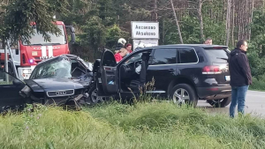 Военна прокуратура започна разследването на катастрофата с кола на НСО край Варна