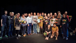 Пенчо Милков се срещна с екипа на Държавен куклен театър – Русе, който преди дни спечели две награди ИКАР.