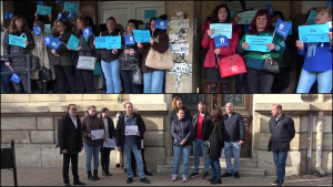 Протести в Русе: Служителите на още три държавни институции заплашиха със стачки