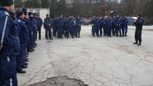 Жандармерия и барети обучаваха служителите от пътна, охранителна и териториална полиция в Разград