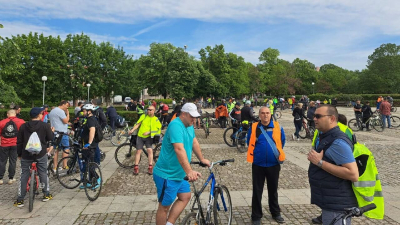 Над 200 участници се включиха днес във велопохода Русе-Гюргево