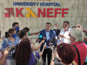 Министърът на здравеопазването проф. Костадин Ангелов бе днес на посещение в Русе и региона