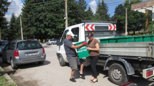 Селата в община Разград получиха 105 нови кошчета за боклук
